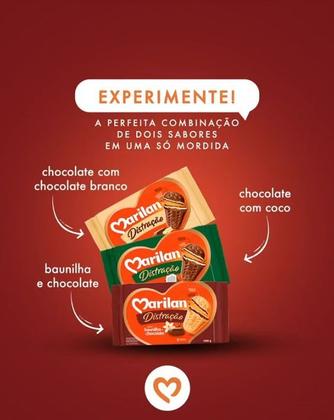 Imagem de Kit Biscoito Doce Bolacha Chocolate e Coco Marilan 960g