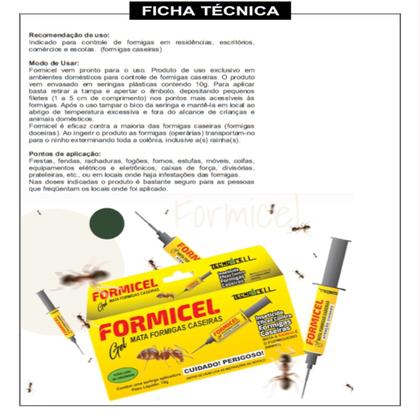 Imagem de Kit Bisnaga Formicel Tecnocell 10g C/ 3 unidades