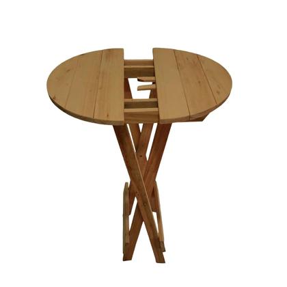 Imagem de Kit Bistrô com 4 Banquetas Dobrável de Madeira para churrasqueira Ismalu