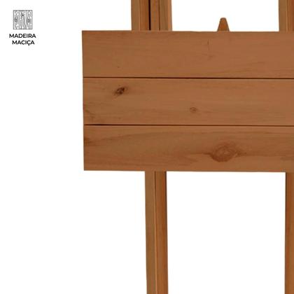 Imagem de Kit Bistrô Eucalipto Dobrável com 4 Banquetas de Madeira