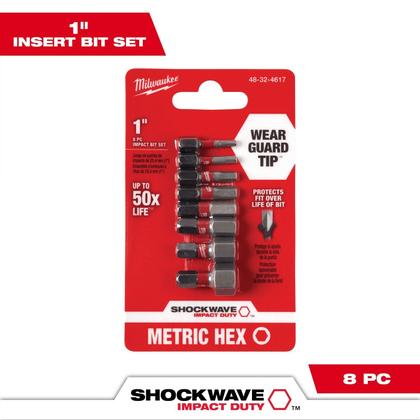 Imagem de Kit Bit Hexagonal Shockwave Com 08 Pçs 48-32-4617 Milwaukee Unica