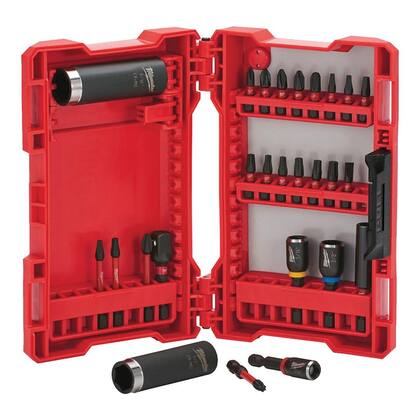 Imagem de Kit bit shockwave e soquetes impacto com 26 pcs 48-32-4408 milwaukee