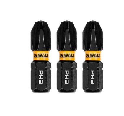 Imagem de Kit Bits de Impacto Ph3 Flextorq 2,5cm Dewalt DWAF1PH3IR3