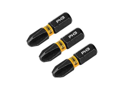 Imagem de Kit Bits de Impacto Ph3 Flextorq 2,5cm Dewalt DWAF1PH3IR3