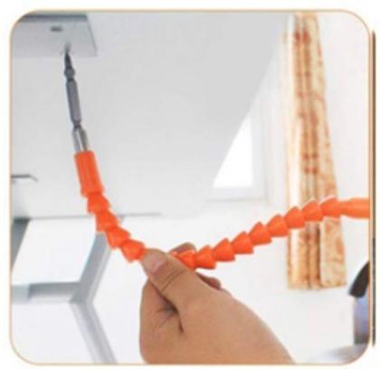 Imagem de Kit Bits /fenda + Haste Flexível P/ Parafusadeira