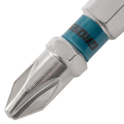 Imagem de Kit Bits Phillips Parafusadeira Aço S2 Ph2 De 50mm 2 Peças Gross