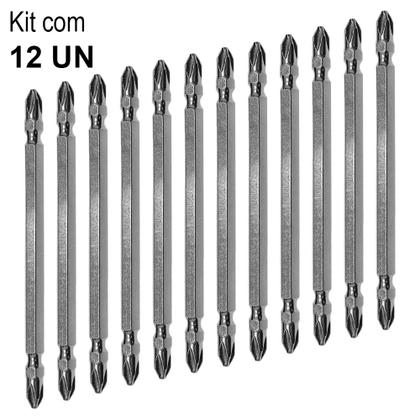 Imagem de Kit Bits Ponta Dupla Philips PH2 x 11 cm Imantado Ref 8996 12 Unidades - LOTUS