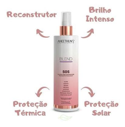 Imagem de Kit Blend Aneethun Sos, Sérum E Defend Brilho Extremo