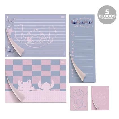 Imagem de Kit Bloquinhos De Anotações Stitch 20 Folhas 90Grs Dac 4077