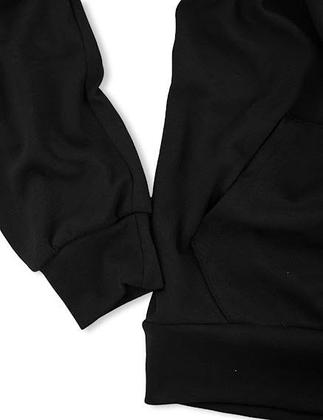 Imagem de Kit Blusa Moletom Flanelada + Calça Jogger Jeans Masculino Liso 25