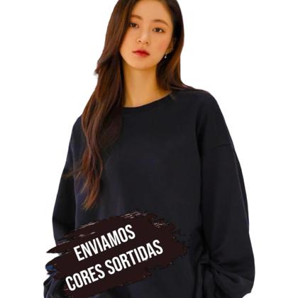 Imagem de KIT Blusão Blusa MOLETOM CARECA + CALÇA leg LEGGING FLANELADA Academia Corrida Feminina 622