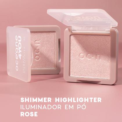 Imagem de Kit Blush Cremoso Pêssego + Iluminador Facial Rosado 4you (2 Produtos)