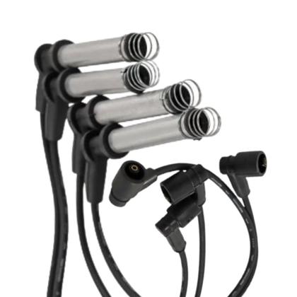 Imagem de Kit Bobina + Cabos + Velas Fiesta Ka 1.0 8V Zetec Rocam Flex