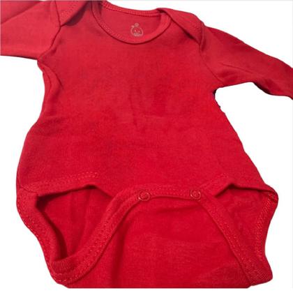 Imagem de Kit Body Bebê 2 Bodys Manga Longa Menina recém nascida