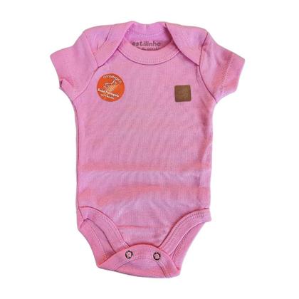 Imagem de Kit Body Manga Curta com 3 Peças 100% Algodão Feminino