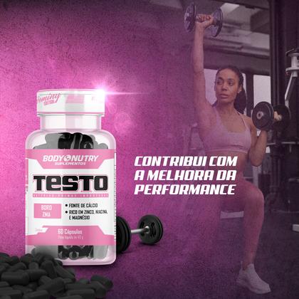 Kit Body Nutry BCAA Feminy 60 Cápsulas + Testo 60 Cápsulas - Suplementos com Aminoácidos, Vitaminas e Minerais Essenciais para Sua Rotina Imagem de Kit Body Nutry BCAA Feminy 60 Cápsulas + Testo 60 Cápsulas - Suplementos com Aminoácidos, Vitaminas e Minerais Essenciais para Sua Rotina