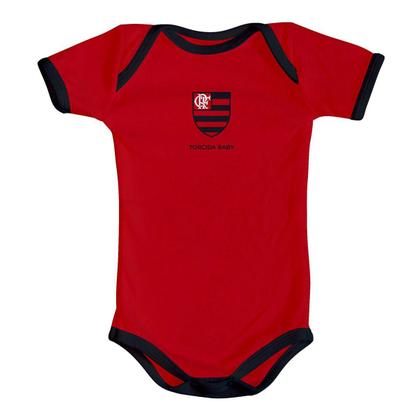 Imagem de Kit Body + Pantufa para Bebê do Flamengo 033a