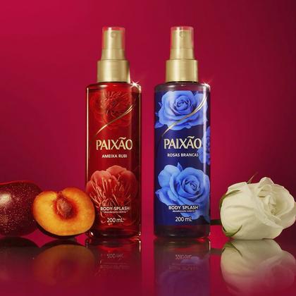 Imagem de Kit Body Splash Paixão Rosas Brancas + Ameixa Rubi 200ml