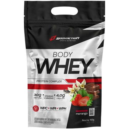 Imagem de Kit Body Whey Protein Complex 900g + Creatina + Coqueteleira