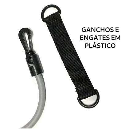 Imagem de Kit Bola Suica para Pilates 65cm com Extensores + Colchonete 1,70m + Bomba  Liveup Sports 