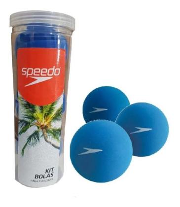 Imagem de Kit Bolas Para Frescobol - Kit Com 3 Unidades -azul - Speedo