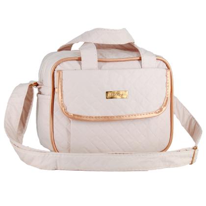 Imagem de Kit Bolsa Bebê Mala Mochila Saída Maternidade Bege