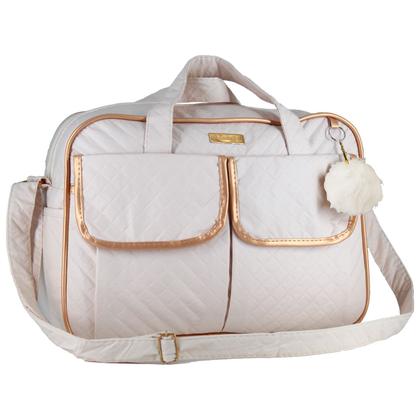 Imagem de Kit Bolsa Bebê Mala Mochila Saída Maternidade Bege
