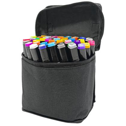 Imagem de Kit Bolsa Com 100 Canetinhas Coloridas Com Ponta Dupla Bobbie Goods