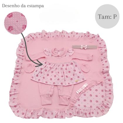 Imagem de Kit Bolsa de Maternidade 5 Peças + Saída maternidade + Enxoval Master menina