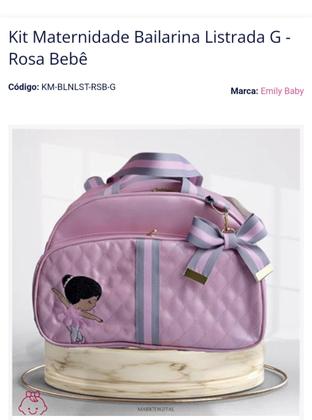 Imagem de Kit Bolsa e Mochila Maternidade Variadas k1 