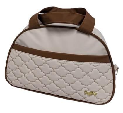 Imagem de Kit Bolsa e Mochila Maternidade Veneza Bege Com 3 Peças e Trocador - Saída Maternidade - Boni