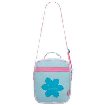 Imagem de Kit Bolsa Escolar Rodinhas e Lancheira Térmica Infantil Borboleta