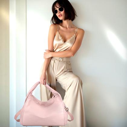 Imagem de Kit Bolsa Feminina Grande Multiuso Transversal + Óculos De Sol Hexagonal