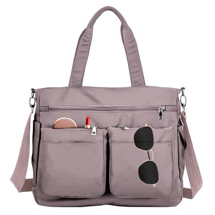 Imagem de Kit Bolsa Feminina Grande Multiuso Transversal + Óculos De Sol Hexagonal