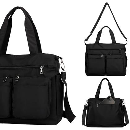 Imagem de Kit Bolsa Feminina Grande Multiuso Transversal + Óculos De Sol Hexagonal