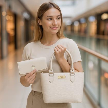 Imagem de Kit Bolsa Feminina Lorena Com Alça Transversal Removível Willibags.