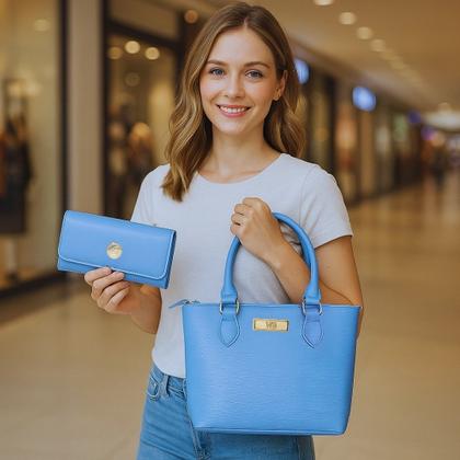 Imagem de Kit Bolsa Feminina Lorena Com Alça Transversal Removível Willibags.