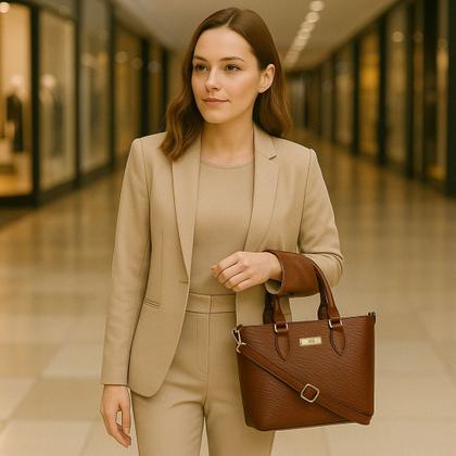 Imagem de Kit Bolsa Feminina Lorena Com Alça Transversal Removível Willibags.