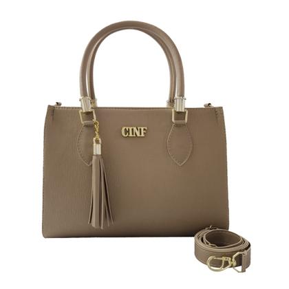 Imagem de Kit Bolsa Feminina Sacola Grande + Bolsa Média + Tira Colo + Carteira