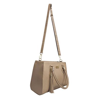 Imagem de Kit Bolsa Feminina Sacola Grande + Bolsa Média + Tira Colo + Carteira