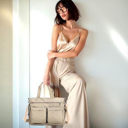 Imagem de Kit Bolsa Feminina Trabalho Faculdade + Óculos De Sol Retro Proteção UV