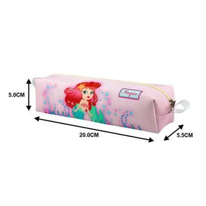 Imagem de Kit Bolsa Infantil Feminina com Estojo Sereia Magicc Bolsas KI-223