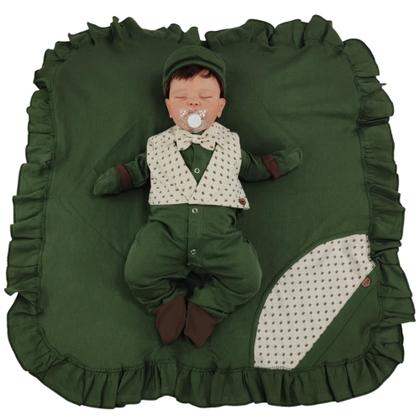 Imagem de Kit bolsa maternidade 3 peças safari + saida maternidade