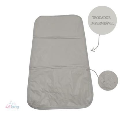 Imagem de Kit bolsa maternidade 5 peças nuvem menino + saida maternidade