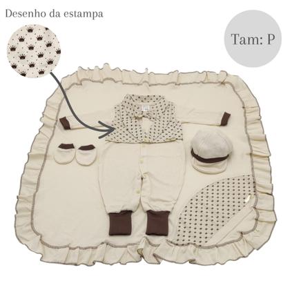 Imagem de Kit bolsa maternidade 5 peças safari baby menino + saida maternidade