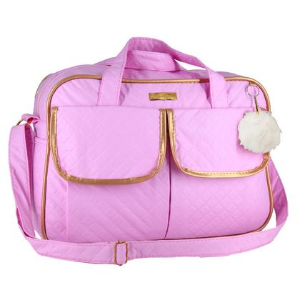 Imagem de Kit Bolsa Maternidade com Mochila Menina - Cor Rosa Bebe