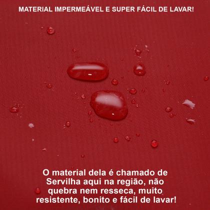 Imagem de Kit bolsa maternidade menina 5 peças vinho luxo