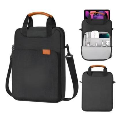 Imagem de Kit Bolsa Pasta alça Transporte + Teclado Compativel iPad (A16) de 11 polegadas (2025) e iPad de 10,9 polegadas (2022)