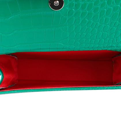 Imagem de Kit Bolsa Pien Mini Bag Croco Pequena + Carteira Feminina