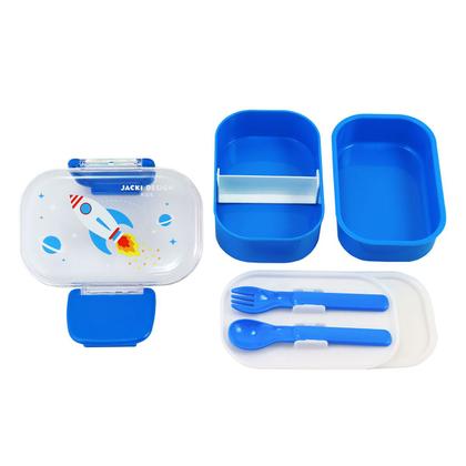 Imagem de Kit Bolsa Térmica Lancheira Necessaire Marmita Lanches Garrafa Squeeze Infantil  Escola Passeio Creche BPA Free